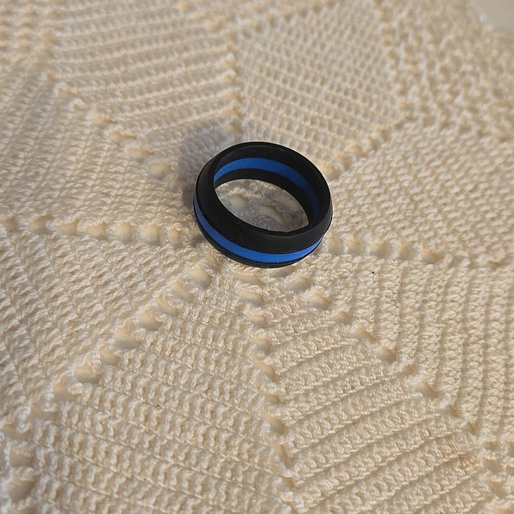 Silicone Ring 1 for Men UNISEX Size L XL 9.5 10 NEW Silicone Wedding Ring Gym